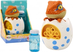 Stroj na bubliny Dino v vejci s náplní