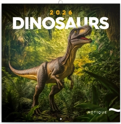 Poznámkový Kalendář Dinosauři 2026