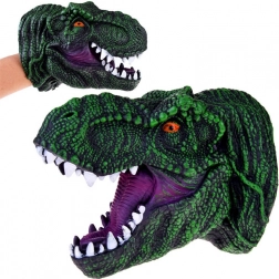 Gumový maňásek T‑Rex – realistická dinosauří hlava 19 cm