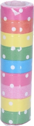 Párty serpentíny Tečky 4 m