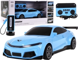 RC auto se stanicí pro dobíjení – Modrá