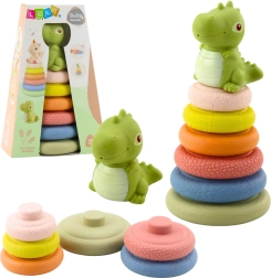 Měkká ekologická senzorická pyramida s dinosaurem