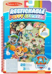 Znovunalepovací 3D samolepky PAW PATROL – džungle, MELISSA & DOUG
