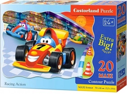 Puzzle maxi 20 dílků Racing Action – Racing