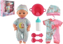 Panenka miminko s pevným tělíčkem a doplňky, 25 cm