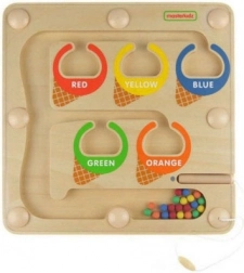 Magnetický labyrint na třídění barev MASTERKIDZ