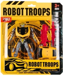 Transformující robot s doplňky pro děti