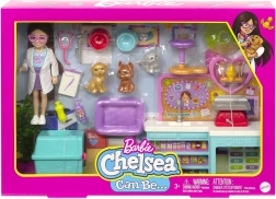 Barbie Chelsea veterinární set s panenkou