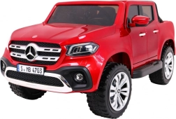 Dětské elektrické auto MERCEDES-BENZ X-Class lakované – červený pickup