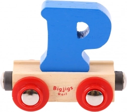 Vagónek s písmenem P Bigjigs Rail