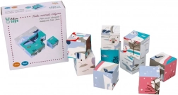 Dřevěná kostková houba Arktická zvířata