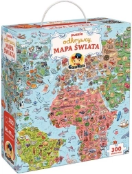 Puzzle objevitelů – mapa světa 300 dílků