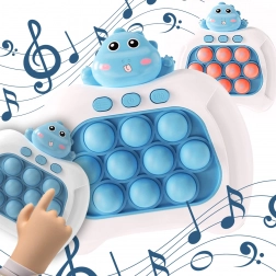 Elektronická hra POP IT Antistresová dovednostní hra Dino Modrá