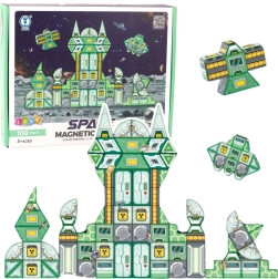 Magnetické stavebnice Kosmos Stanice 108 ks