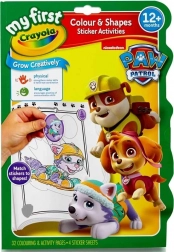 Crayola barevné tvary a barvy PAW PATROL – aktivní omalovánka