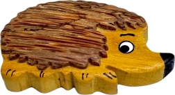 Dřevěná magnetka ježek – ručně vyřezávaná dekorace