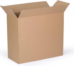Klopová kartonová krabice 600 × 400 × 1200 mm, pětivrstvá