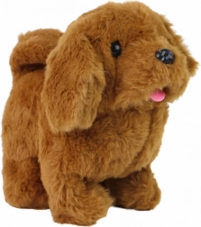 Interaktivní chodící pejsek hnědý – štěká a vrtí ocáskem