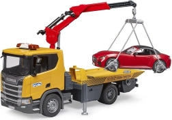 Bruder Scania Super 560R odtahová souprava s autem