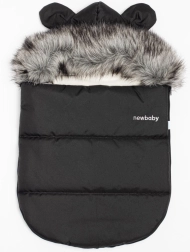 Zimní fusak NEW BABY Lux Fleece grafitový