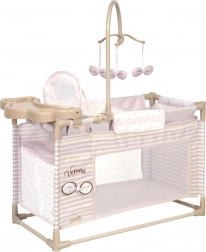 moje první postýlka pro panenky s hracím centrem verona