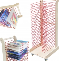 Stojan na sušení výtvarných prací - 30 úrovní