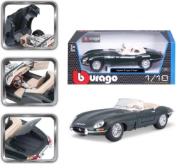 Bburago Jaguar E Cabriolet 1961 1:18 zelený