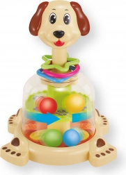 Mechanický kolotoč s kuličkami – pes