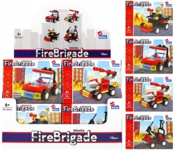 Stavebnice hasiči – 4 druhy