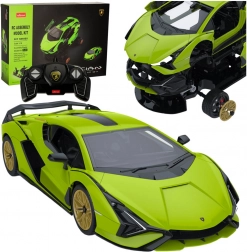 Rastar dálkově ovládané auto Lamborghini Sian 1:18 stavebnice