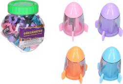 Ořezávátko se zásobníkem a gumou – vesmírná loď