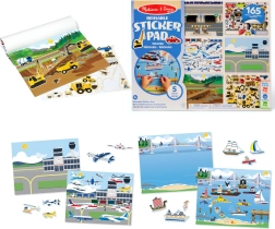 Melissa & Doug opakovaně použitelné samolepky Vozidla