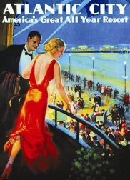 Puzzle plakát Atlantic City 1000 dílků