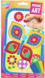 Kreativní sada mozaika podle barev – metalická A5, motiv motýl