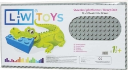 Podložka na stavění Junior 16x32 šedá