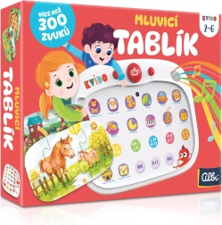 Albi Kvído mluvící tablík se zvuky a kvízy + puzzle a karty
