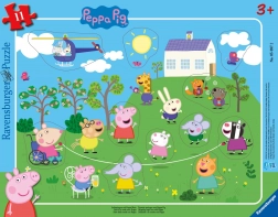 Ravensburger vkládačka Prasátko Peppa, 11 dílků