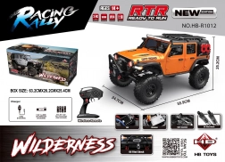 Auto na dálkové ovládání WILDERNESS RTR 1:10 oranžové