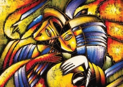 Puzzle abstraktní tvář 1000 dílků