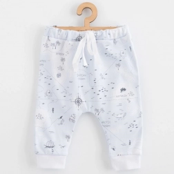 Dětské bavlněné tepláky jogger New Baby For Babies Ocean