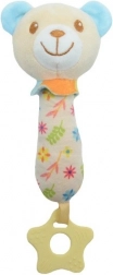 Hračka s dźvukem – medvídek béžovo‑modrý 17 cm TULILO