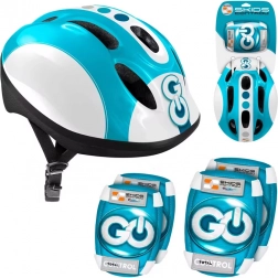 Dětská sada ochranného vybavení modrá