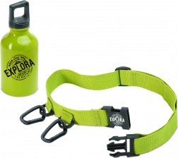 Navir Explora hliníková lahev na pití s opaskem