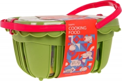 Piknikový koš s ovocem a zeleninou pro děti