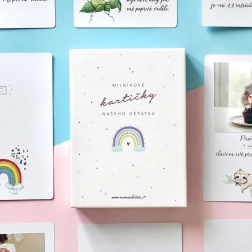 Milníkové kartičky pro miminko – sada 32 ks