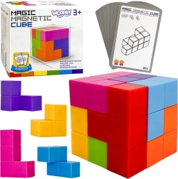 Woopie magnetická tetris kostka s kartami úkolů
