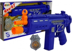 Policejní sada – pistole a odznak s efekty světla a zvuku 37 cm