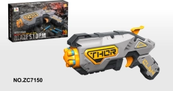 Dětská hračka blaster Blaze Storm šedý + 20 bezpečných projektilů