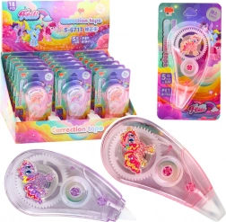 Korektor páskový Mýška s motivem Jednorožec, růžový/fialový