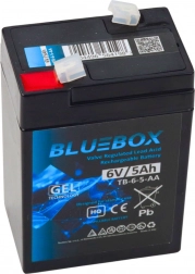 Bluebox gelový akumulátor VRLA AGM 6V 5Ah pro auta na akumulátor